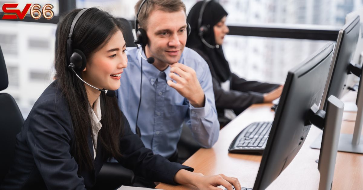 Chăm sóc khách hàng hỗ trợ mọi vấn đề phát sinh tại nhà cái SV66