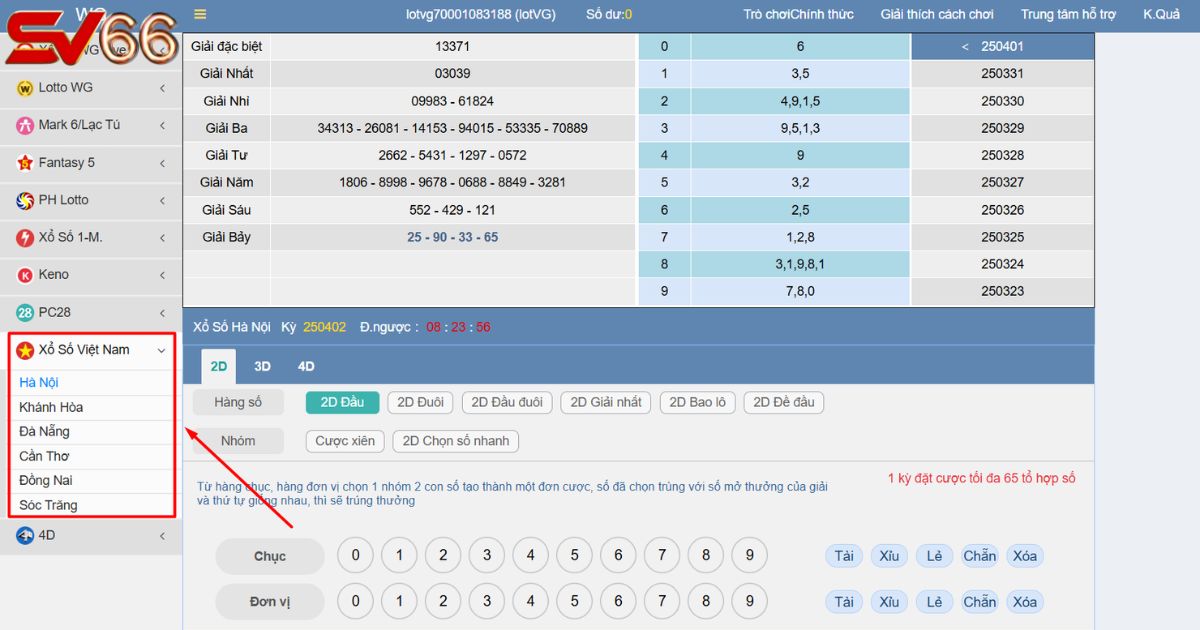 Xổ số 3 miền quen thuộc của người dân Việt Nam